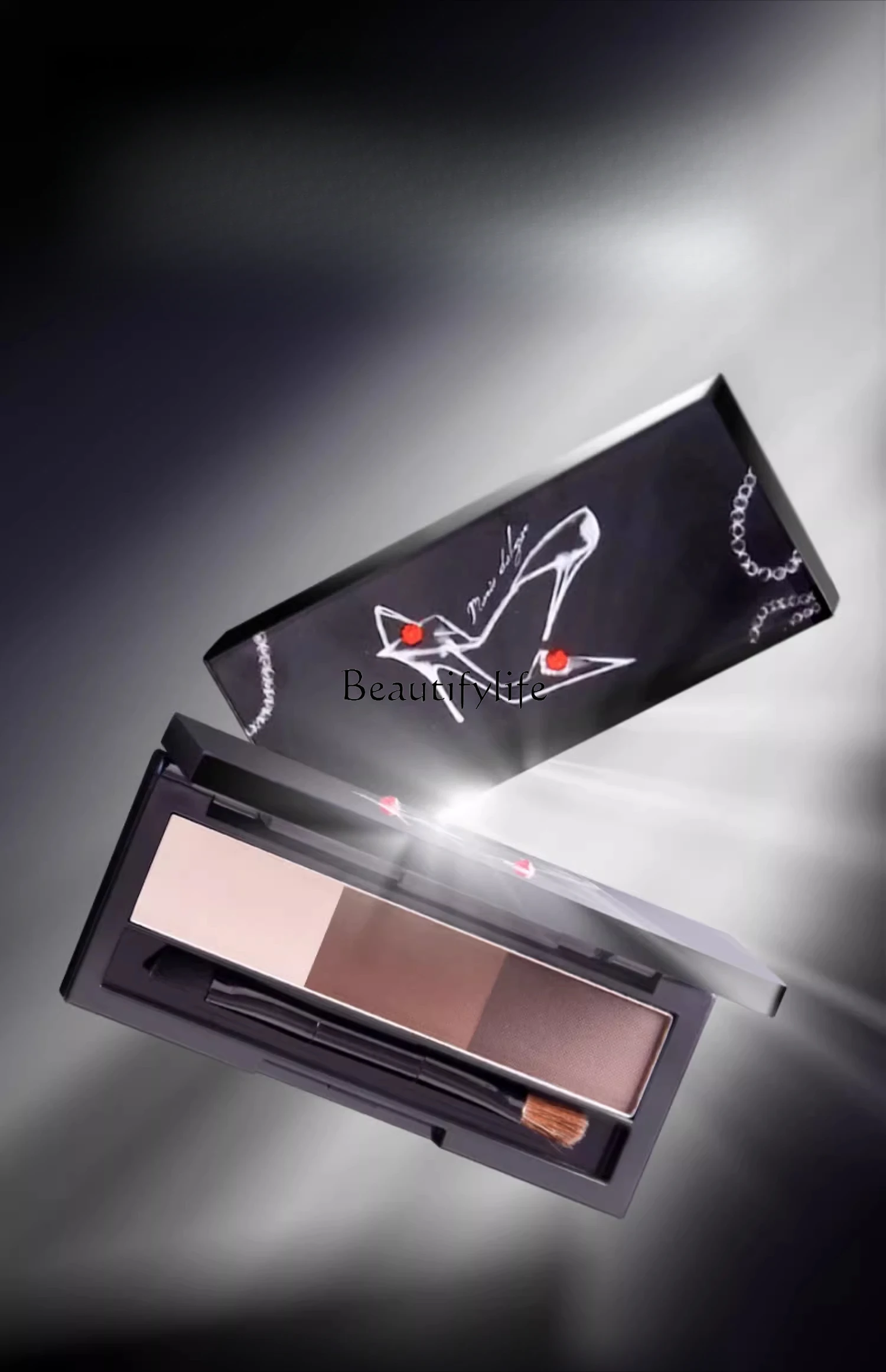 Three-color eyebrow powder is not easy to decolorize, long-lasting color rendering, three-dimensional grooming
Three-color eyebrow powder is not easy to decolorize, long-lasting color rendering, three-dimensional grooming