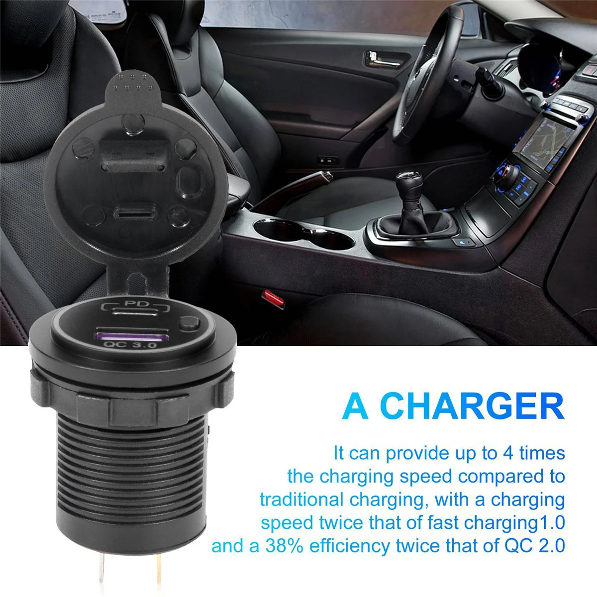 #10Z Automotive Parts & Accessories,PD Type C USB Car Charger with ON/Off Switch for Motorcycle RV,Blue,Black & Blue
#10Z Automotive Parts & Accessories,PD Type C USB Car Charger with ON/Off Switch for Motorcycle RV,Blue,Black & Blue