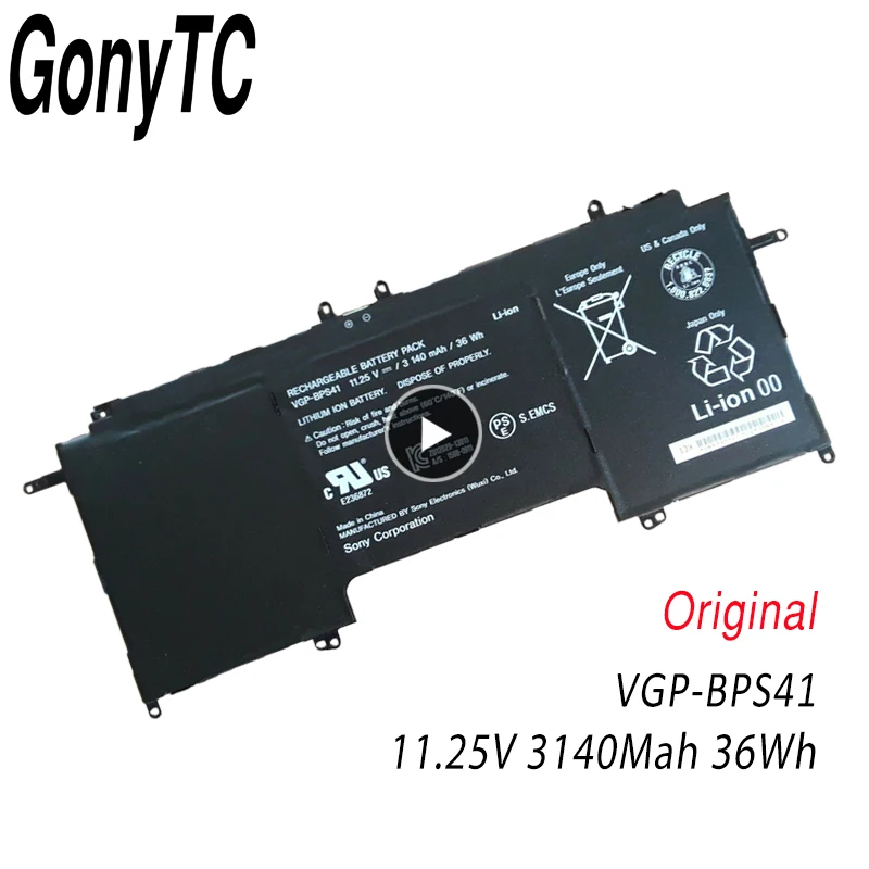 New VGP-BPS41 Laptop Battery For Sony Vaio Flip13 SVF13N SVF13N13CXB SVF13NA1UL SVF13N18SCB SVF13N25CG SVF13N17SCB
New VGP-BPS41 Laptop Battery For Sony Vaio Flip13 SVF13N SVF13N13CXB SVF13NA1UL SVF13N18SCB SVF13N25CG SVF13N17SCB