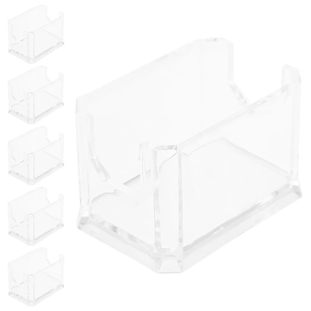6 Pcs Coffee Bag Box Clear Acrylic Sugar Packet Holder Tea Storage Organizer Sweetener Container Transparent Kitchen Bar Item
6 Pcs Coffee Bag Box Clear Acrylic Sugar Packet Holder Tea Storage Organizer Sweetener Container Transparent Kitchen Bar Item