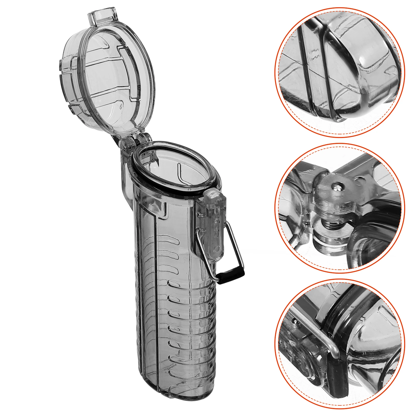 Lighter Seal Box Waterproof Protective Case Portable Pouch Holder Camping Hiking Outdoor Plastic Clear Storage
Lighter Seal Box Waterproof Protective Case Portable Pouch Holder Camping Hiking Outdoor Plastic Clear Storage