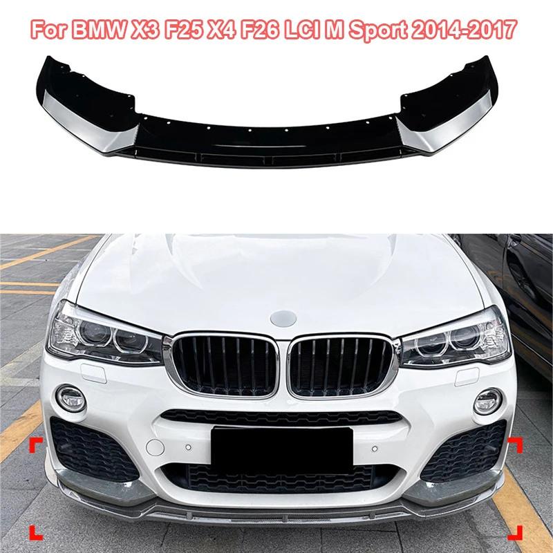 2014-2017 For BMW X3 F25 X4 F26 LCI M Sport Front Bumper Lip lower Splitter Diffuser Body Kit Spoiler Bumper Guard Protector
2014-2017 For BMW X3 F25 X4 F26 LCI M Sport Front Bumper Lip lower Splitter Diffuser Body Kit Spoiler Bumper Guard Protector