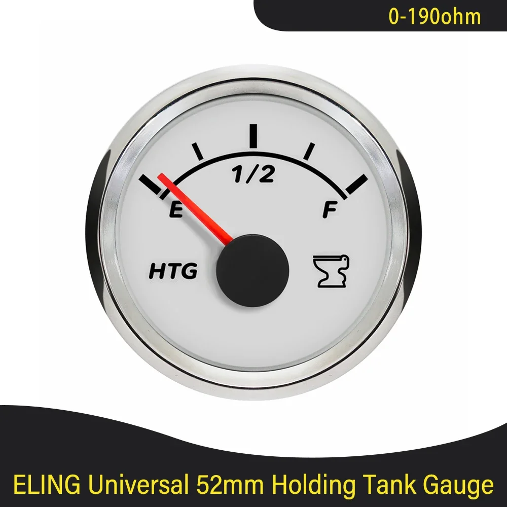 52mm Waterproof Holding Tank Level Gauge Meter 0-190ohm 240-33ohm Signal with Red Backlight for RV Yacht 12V 24V
52mm Waterproof Holding Tank Level Gauge Meter 0-190ohm 240-33ohm Signal with Red Backlight for RV Yacht 12V 24V