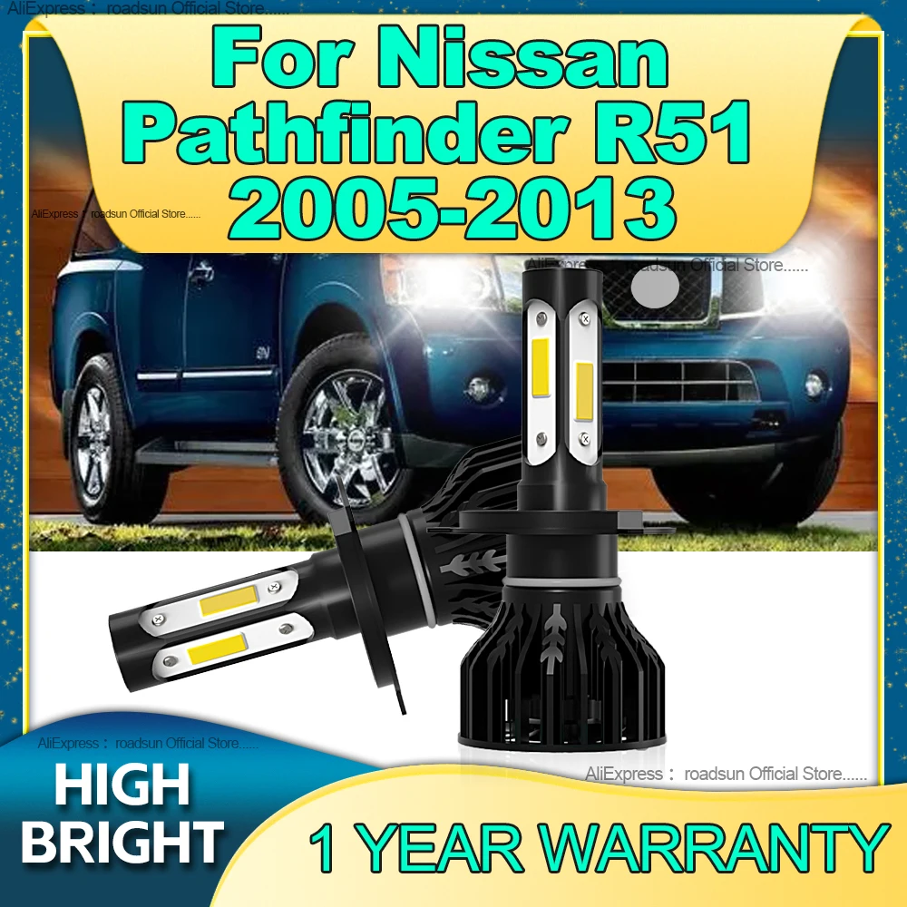 LED Canbus Car Headlight 180W Auto Lamp with Fan For Nissan Pathfinder R51 2005 2006 2007 2008 2009 2010 2011 2012 2013
LED Canbus Car Headlight 180W Auto Lamp with Fan For Nissan Pathfinder R51 2005 2006 2007 2008 2009 2010 2011 2012 2013