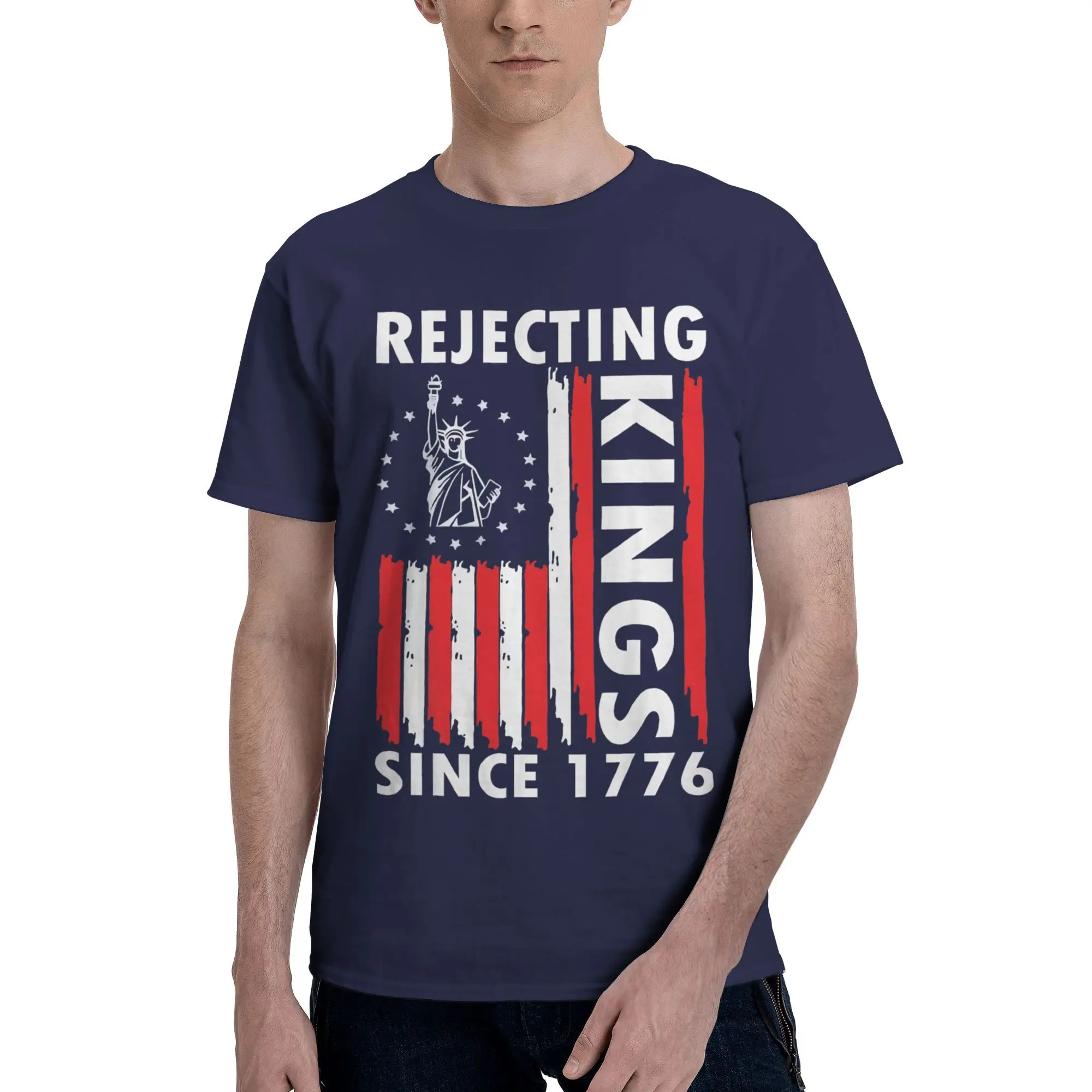 Rejecting Kings Since 1776 T Shirts Men Women 100% Cotton Casual T-Shirts O Neck No kings Tees Short Sleeve Tops New Arrival
Rejecting Kings Since 1776 T Shirts Men Women 100% Cotton Casual T-Shirts O Neck No kings Tees Short Sleeve Tops New Arrival