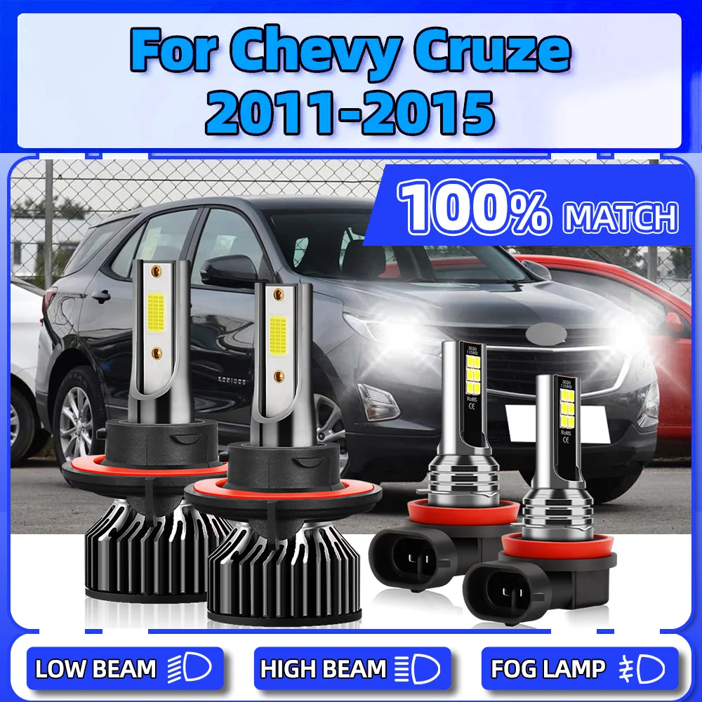 High Power LED Headlight 12V Auto Fog Lights 240W Plug And Play Car Headlamps 6000K For Chevy Cruze 2011 2012 2013 2014 2015
High Power LED Headlight 12V Auto Fog Lights 240W Plug And Play Car Headlamps 6000K For Chevy Cruze 2011 2012 2013 2014 2015