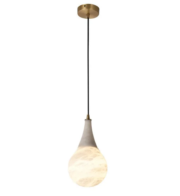 Waterdrop Shape Marble Hanging Lamp Decoration Bedroom Bedside Art Motif Moon Ball Copper Chandelier Lights LED Warm White
Waterdrop Shape Marble Hanging Lamp Decoration Bedroom Bedside Art Motif Moon Ball Copper Chandelier Lights LED Warm White