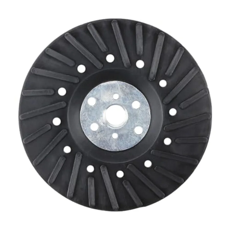 Angle Grinder Ribbed Backing Pad for Resin Fiber Disc, 5" x 5/8"-11
Angle Grinder Ribbed Backing Pad for Resin Fiber Disc, 5" x 5/8"-11