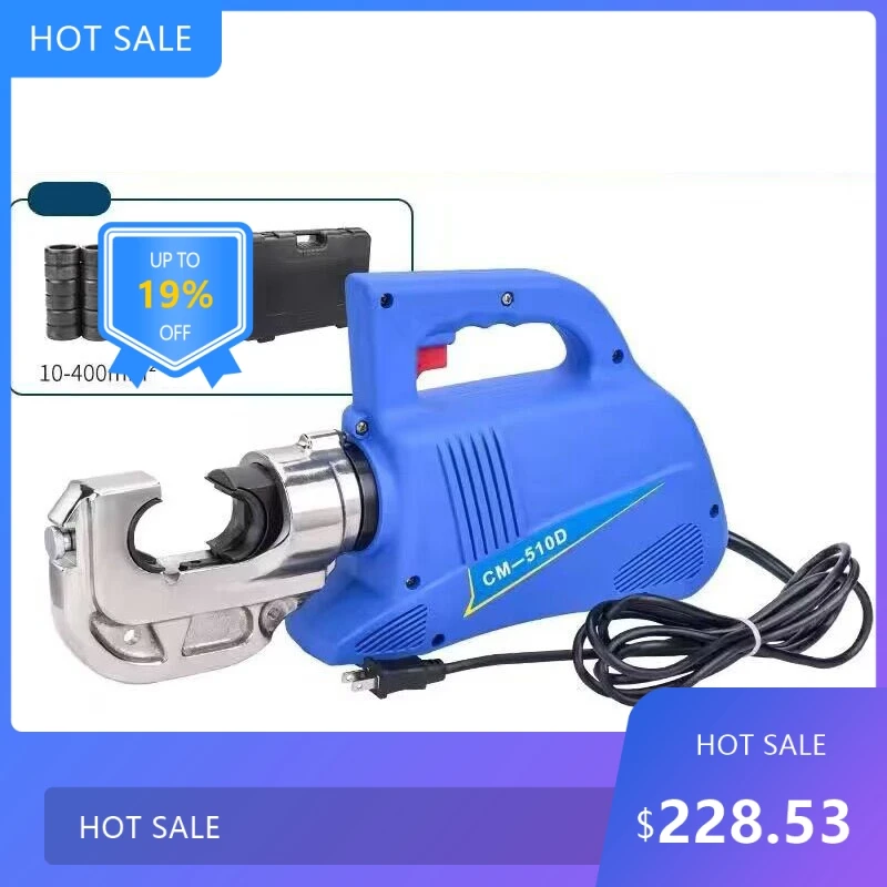 0728 120KN CM-510D Electric Hydraulic Pliers Portable Small Terminal Crimping for Copper Aluminum Wire Nose - Plug-
0728 120KN CM-510D Electric Hydraulic Pliers Portable Small Terminal Crimping for Copper Aluminum Wire Nose - Plug-
