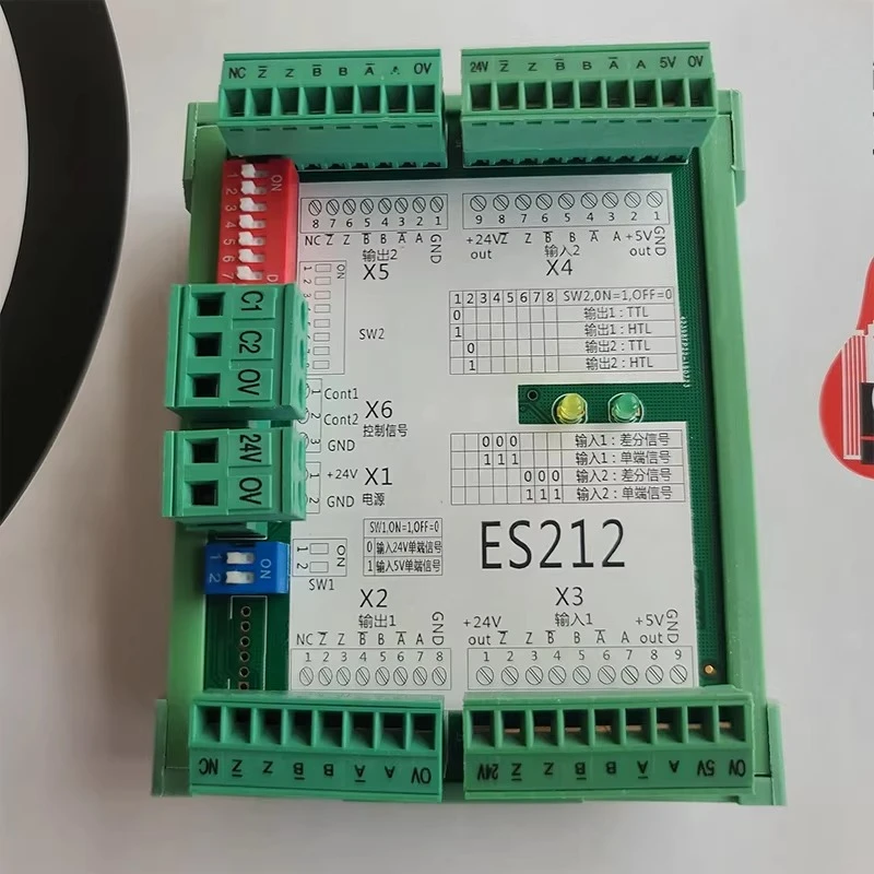 Encoder Signal Conversion Module ES212 Signal Conversion, Pulse Distribution, Subdivision Switch Controller
Encoder Signal Conversion Module ES212 Signal Conversion, Pulse Distribution, Subdivision Switch Controller