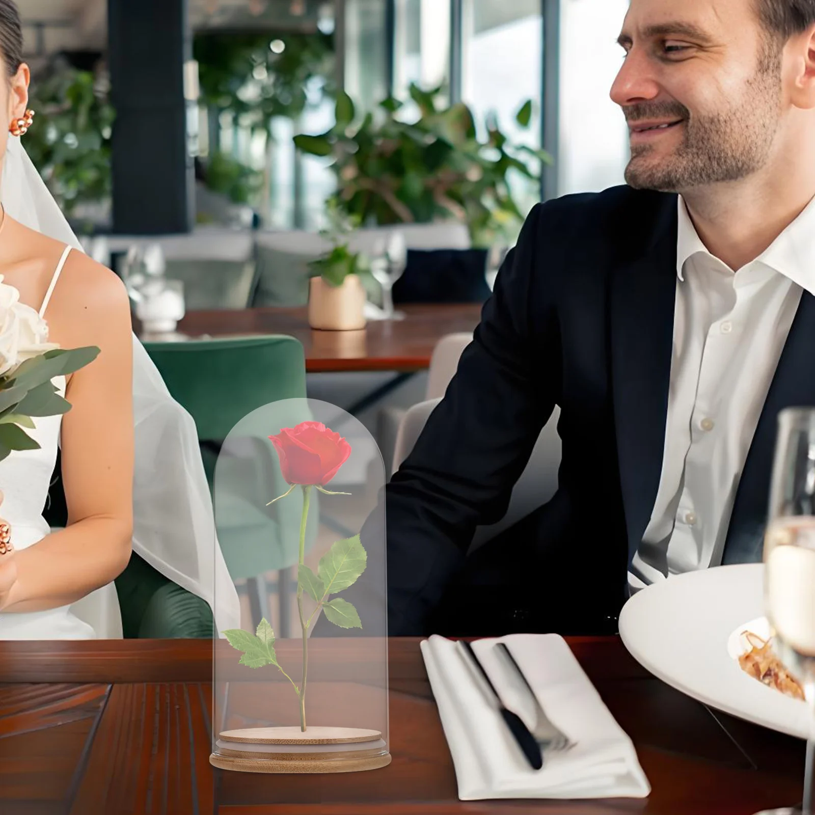 Glass Dome Display Case Clear Bell Jar Transparent Cover DIY Figurines Preserved Flowers Home Decor High Light Transmission
Glass Dome Display Case Clear Bell Jar Transparent Cover DIY Figurines Preserved Flowers Home Decor High Light Transmission