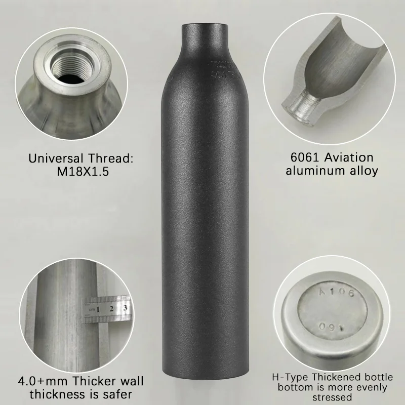 6.3Mm Wall Thickness Aluminum Alloy 0.5L Gas Cylinder Aquarium Accessories 30Pma High-Pressure Co2 Cylinder for Fish Tank
6.3Mm Wall Thickness Aluminum Alloy 0.5L Gas Cylinder Aquarium Accessories 30Pma High-Pressure Co2 Cylinder for Fish Tank