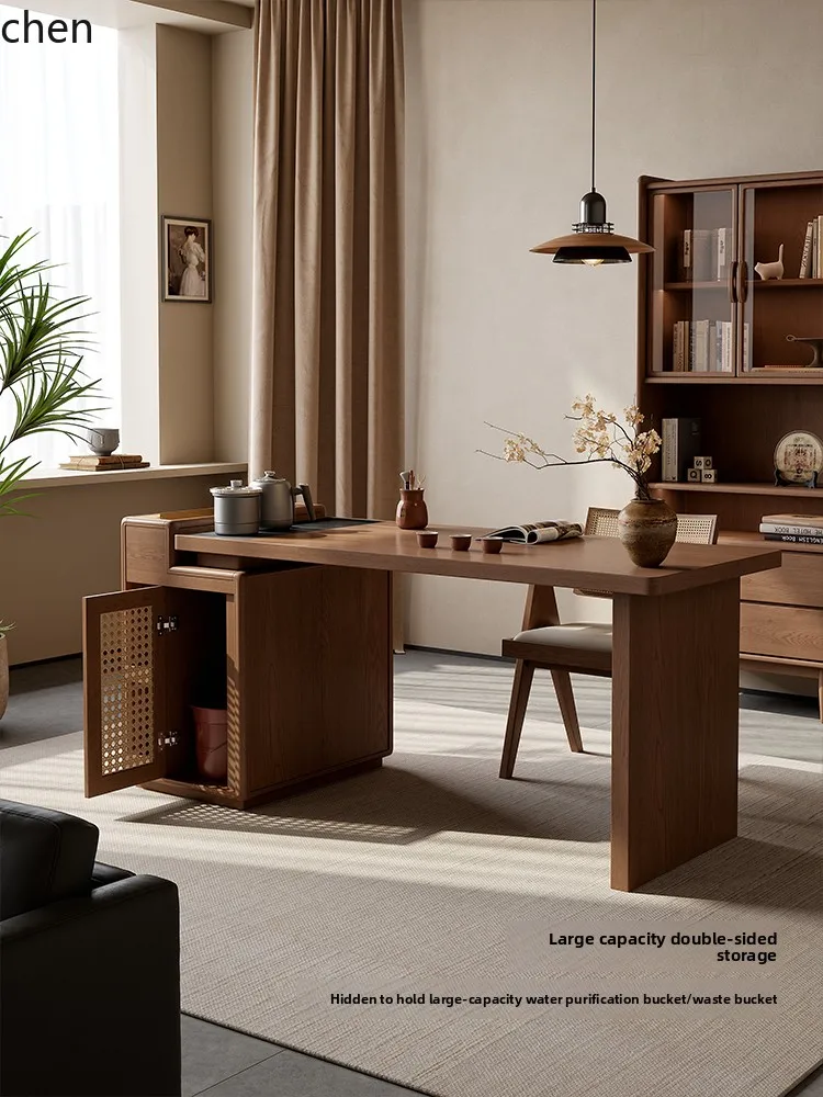 DSA tea table New Chinese Zen balcony Kung Fu Large board office desk Integrated dual-purpose
DSA tea table New Chinese Zen balcony Kung Fu Large board office desk Integrated dual-purpose