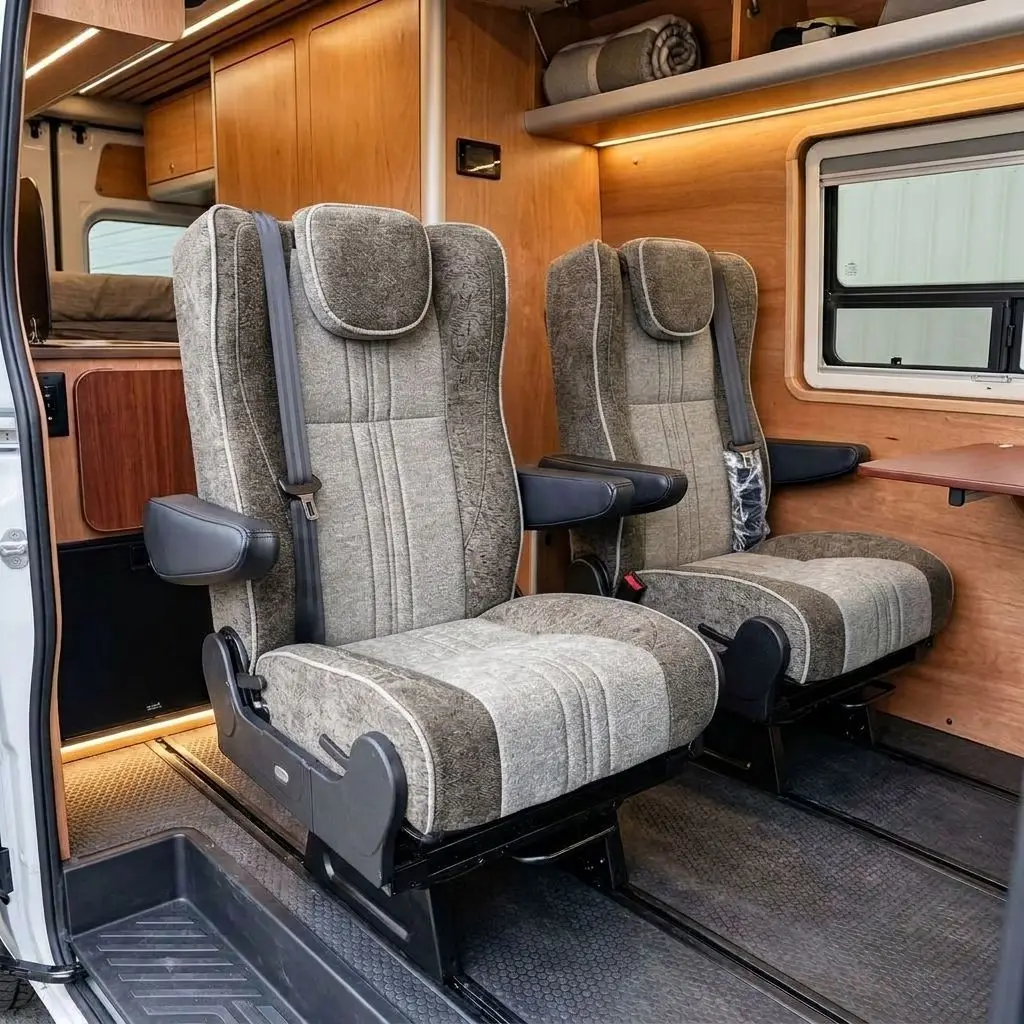 Customizable Double Leather Bofold Van Seat Comfortable Modified Luxury Customizable Car Seat for RV MPV Motorhomes Vito
Customizable Double Leather Bofold Van Seat Comfortable Modified Luxury Customizable Car Seat for RV MPV Motorhomes Vito