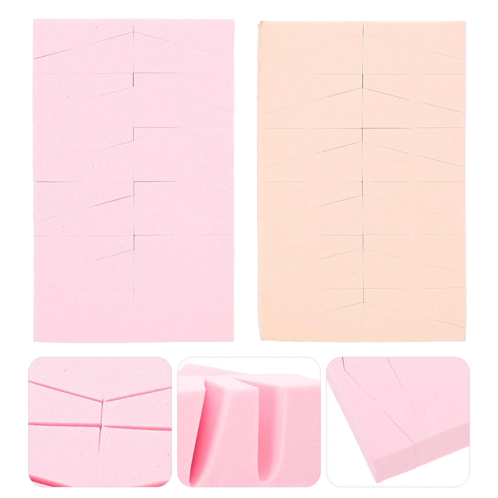 2Sets Sponge Wedges Makeup Puff for Wet Dry Use Skin Friendly Foundation Applicator Fit All Face Curves Smooth
2Sets Sponge Wedges Makeup Puff for Wet Dry Use Skin Friendly Foundation Applicator Fit All Face Curves Smooth