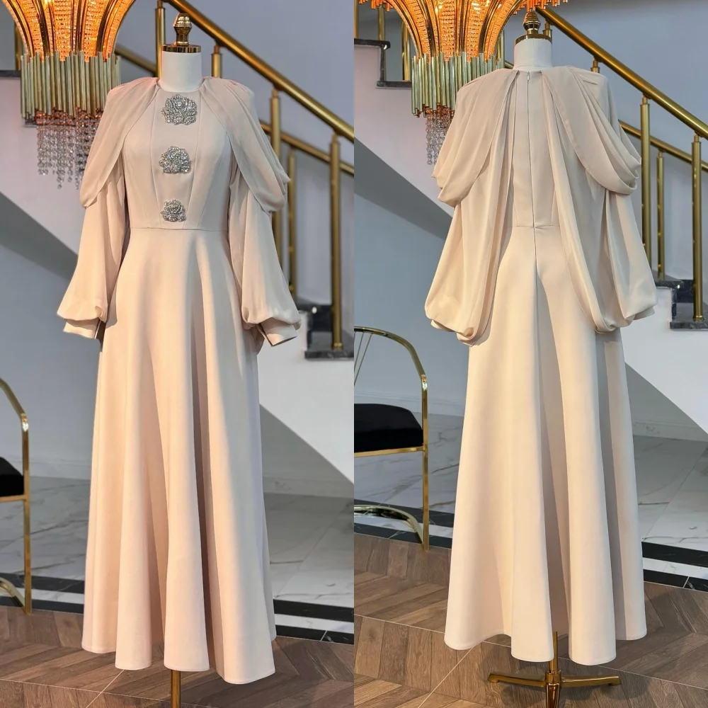 Customized Matching Jersey Pleat Sequined Pattern A-line O-Neck Long Dresses Bespoke Occasion Sparkle High Quality
Customized Matching Jersey Pleat Sequined Pattern A-line O-Neck Long Dresses Bespoke Occasion Sparkle High Quality