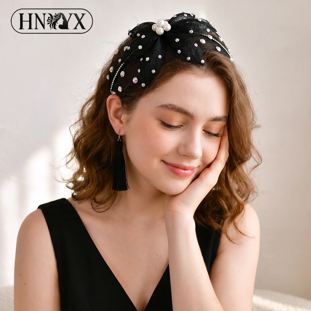 HNYYX Fairy Style Luxury Mesh Flower Headband Sparkling Rhinestone Pearl Bridal Wedding Dress Evening Party Headpiece YXA130
HNYYX Fairy Style Luxury Mesh Flower Headband Sparkling Rhinestone Pearl Bridal Wedding Dress Evening Party Headpiece YXA130