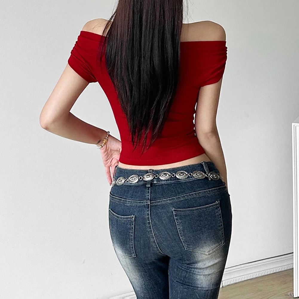 Casual Events S-L Slim Fit Off-shoulder Slim Shirt Off-shoulder Top Women Casual Microelasticity Polyester Fabric
Casual Events S-L Slim Fit Off-shoulder Slim Shirt Off-shoulder Top Women Casual Microelasticity Polyester Fabric
