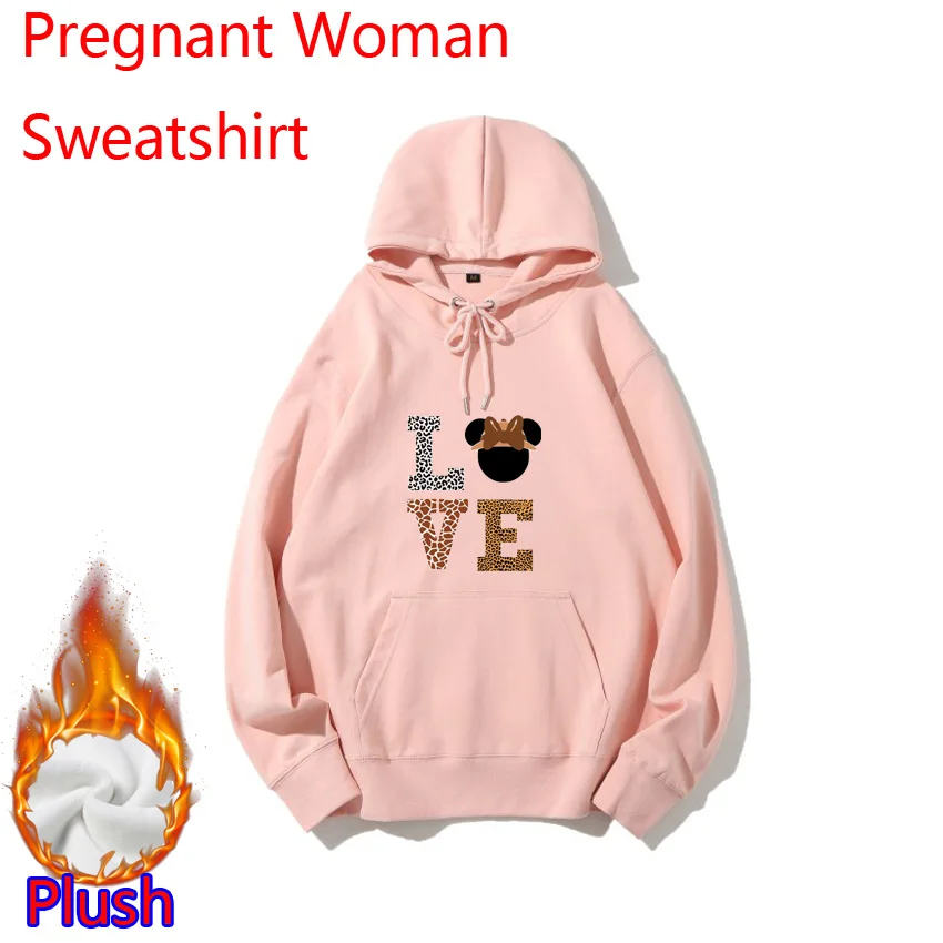Funny Cartoon Leopard Pattern Love Printed Fashion Pregnant Woman Hoody Winter Maternity Women Plush Hoodie Customized DIY
Funny Cartoon Leopard Pattern Love Printed Fashion Pregnant Woman Hoody Winter Maternity Women Plush Hoodie Customized DIY
