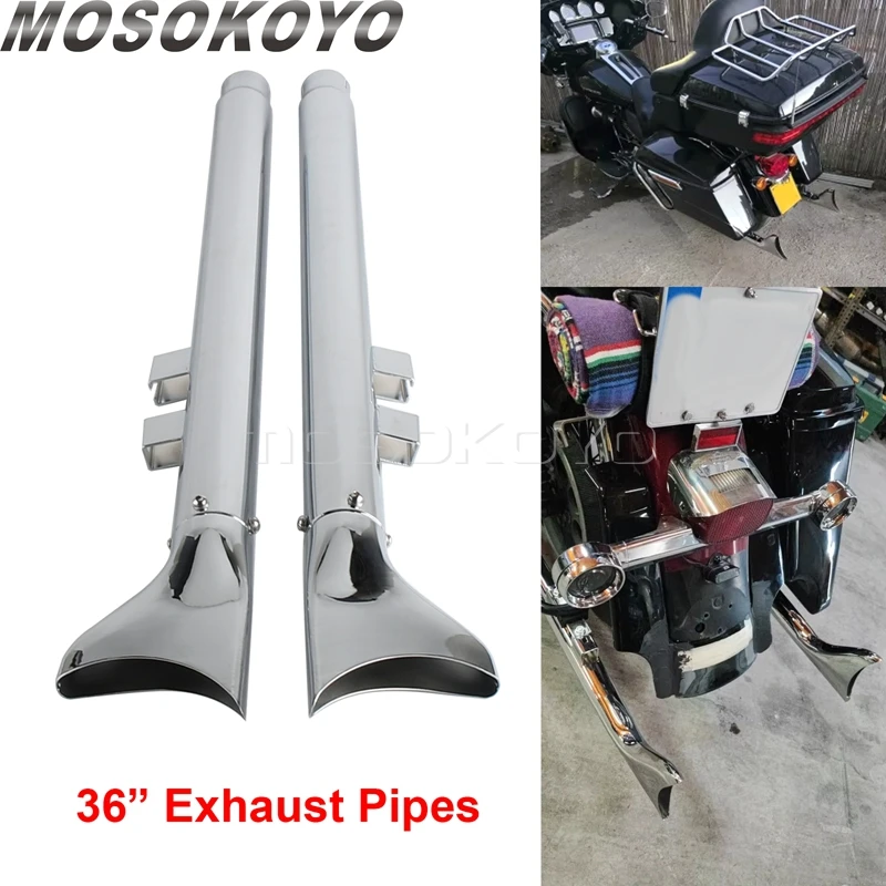 Fishtail Slip on Muffler Exhaust Pipe Tube For Harley Touring Road King Electra Glide FLHT FLTR FLHR FLHX FLHX FLT FLTCU 2008-16
Fishtail Slip on Muffler Exhaust Pipe Tube For Harley Touring Road King Electra Glide FLHT FLTR FLHR FLHX FLHX FLT FLTCU 2008-16