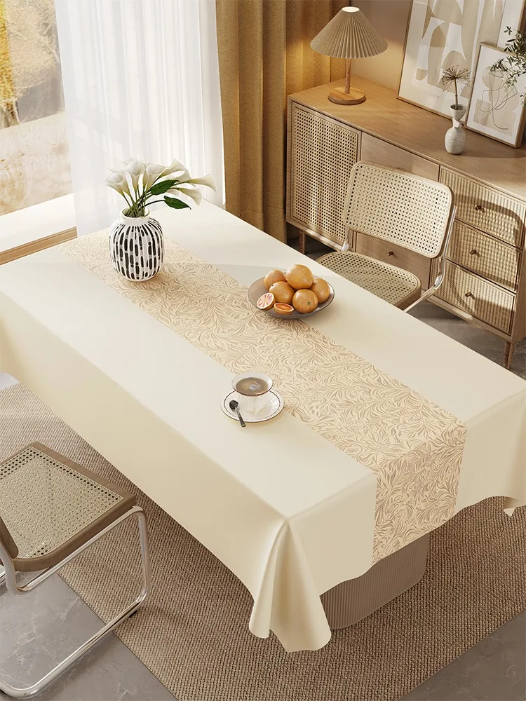 Striped Tablecloth Art Decoration Beige Table Mats PVC Waterproof Oil Proof Kitchen Table Mat Coffee Table Vertical Tablecloth
Striped Tablecloth Art Decoration Beige Table Mats PVC Waterproof Oil Proof Kitchen Table Mat Coffee Table Vertical Tablecloth