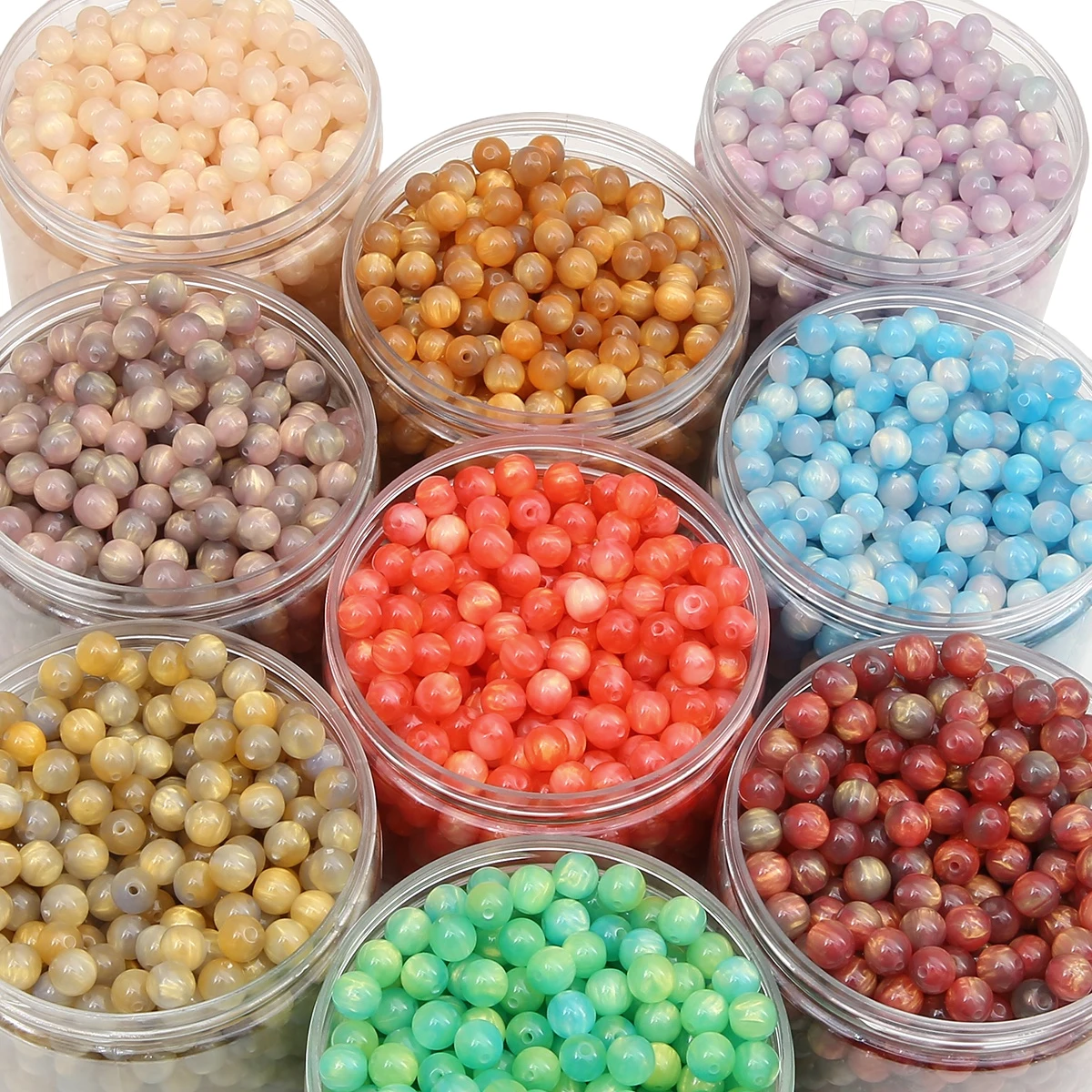 10/20Pcs 8/10/12mm Colorful Round Resin Beads Loose Spacer Beads For DIY Handmade Bracelets Necklaces Jewelry Making Accessories
10/20Pcs 8/10/12mm Colorful Round Resin Beads Loose Spacer Beads For DIY Handmade Bracelets Necklaces Jewelry Making Accessories
