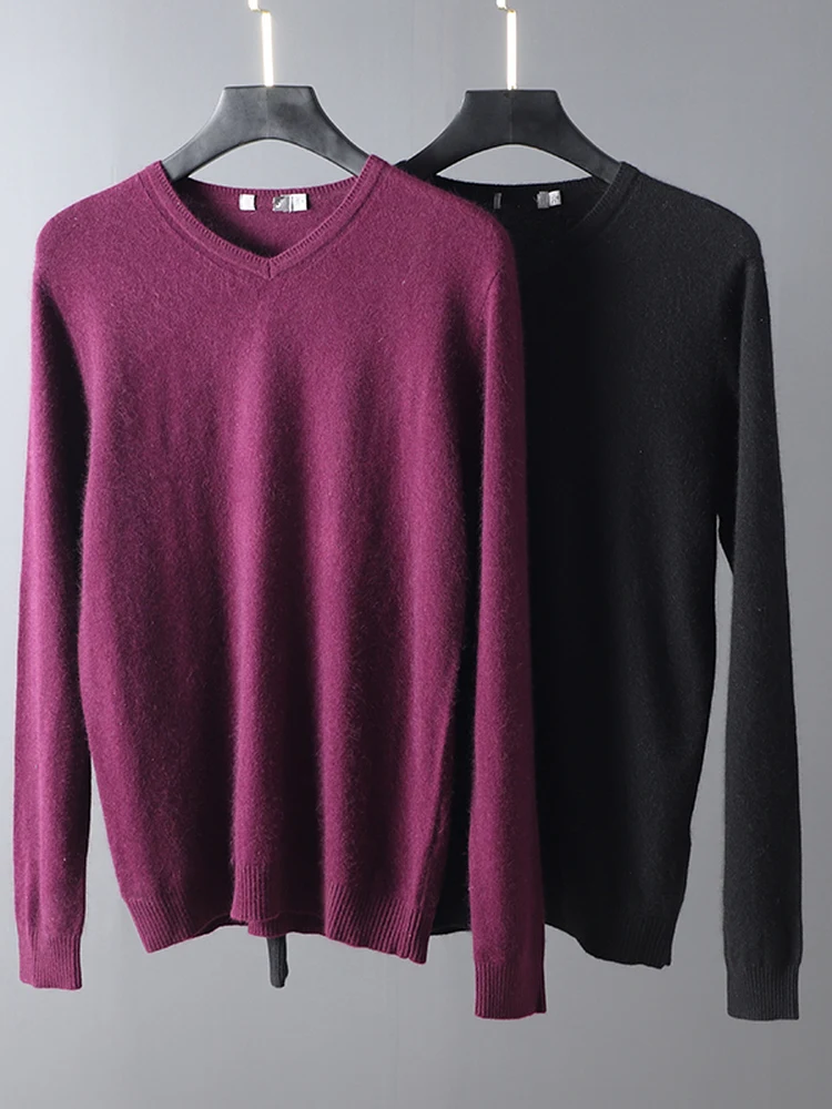 Warm Woolen Knitted Sweater Casual Inner Wear T-Shirt for Men Special Animal Hair Mixed Regular Fit Fine Gauge V-Neck Sweater
Warm Woolen Knitted Sweater Casual Inner Wear T-Shirt for Men Special Animal Hair Mixed Regular Fit Fine Gauge V-Neck Sweater