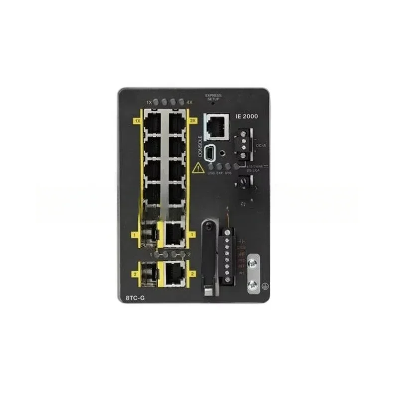 IE-2000-8TC-G-B IE2000 Series 8 10/100 2 T/SFP LAN Base Switch Industrial Grade
IE-2000-8TC-G-B IE2000 Series 8 10/100 2 T/SFP LAN Base Switch Industrial Grade