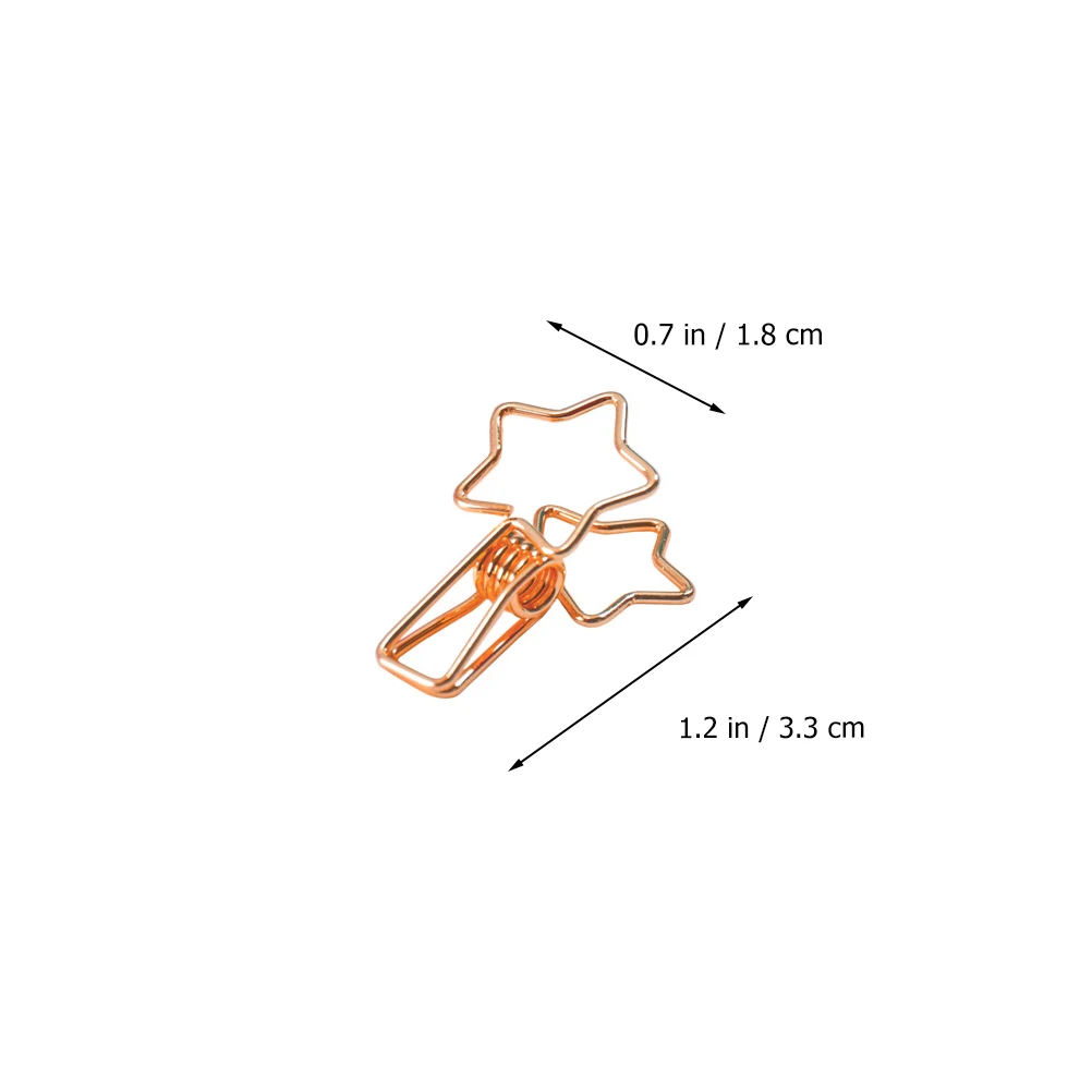 16pcs Photo Clips Document Sealing Metal Clamps Lightweight Office Use Creative Appearance
16pcs Photo Clips Document Sealing Metal Clamps Lightweight Office Use Creative Appearance