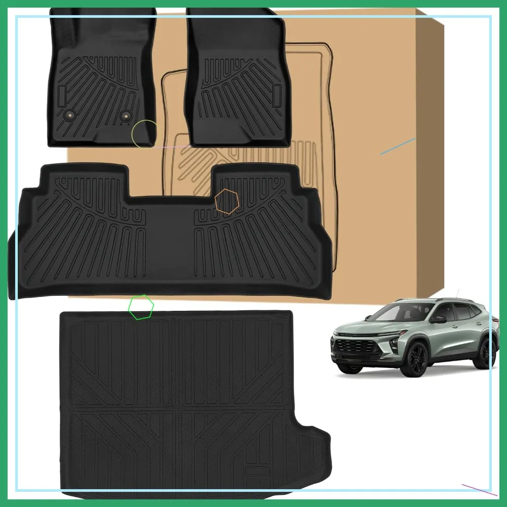 Всепогодные коврики TPE и защита багажника для Chevrolet Trax Buick Envista 2024 2025 2026: Полный комплект защиты
Всепогодные коврики TPE и защита багажника для Chevrolet Trax Buick Envista 2024 2025 2026: Полный комплект защиты
