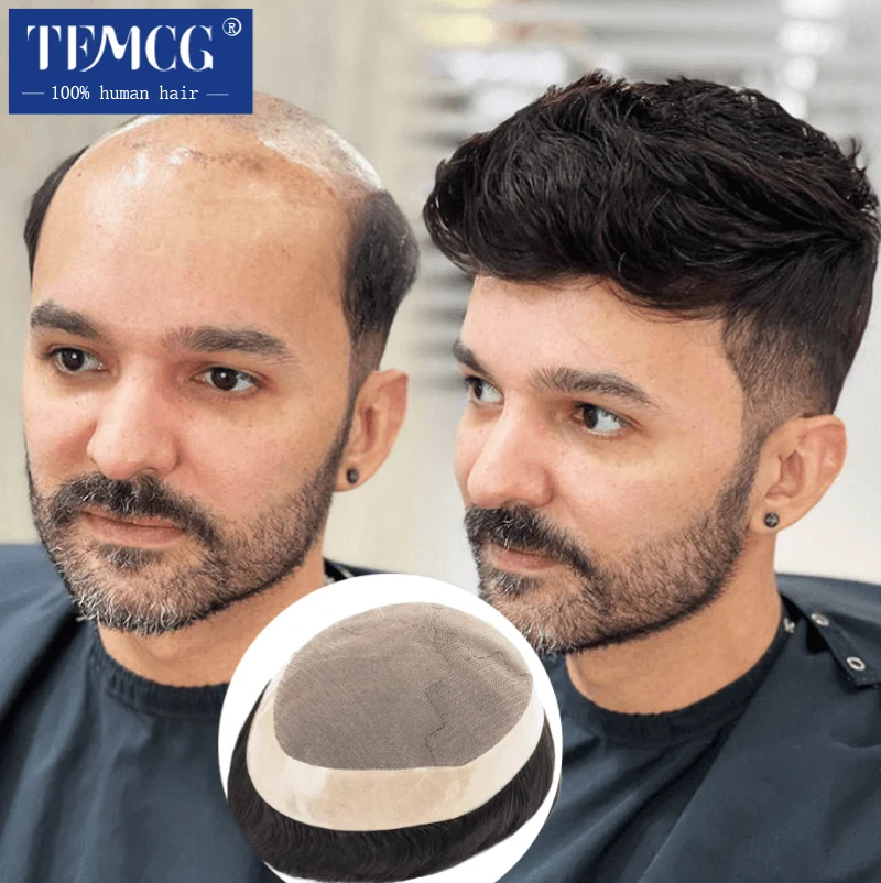 Men Wig Fine Mono Male Wig 100% Human Hair Male Hair Prosthesis More Durable Toupee Men's Wig 6" Hair Replacement System For Men
Men Wig Fine Mono Male Wig 100% Human Hair Male Hair Prosthesis More Durable Toupee Men's Wig 6" Hair Replacement System For Men