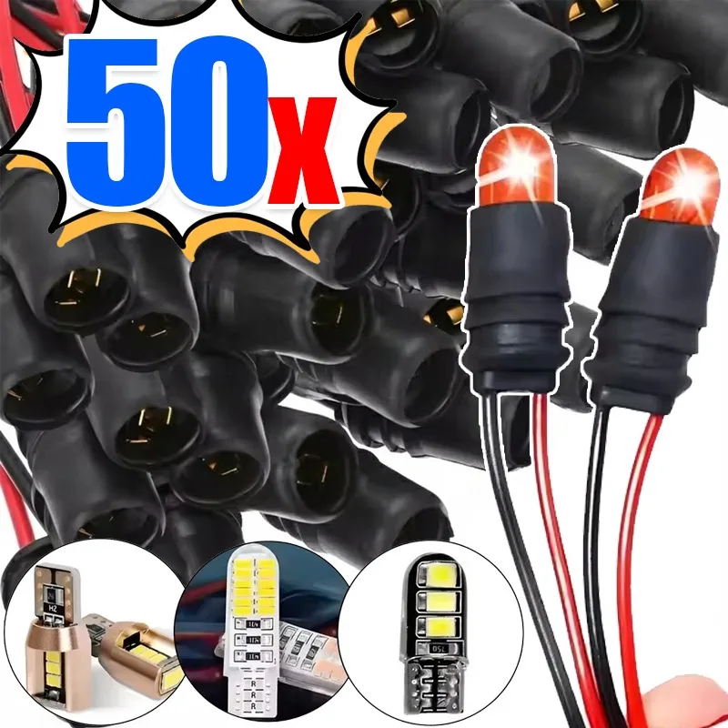 50~1pcs LED Lamp Bulb Base Car Wedge Light Bulb Socket Connector Holder Extension Holder Socket Wedge Base Light Bulb T10 W5W
50~1pcs LED Lamp Bulb Base Car Wedge Light Bulb Socket Connector Holder Extension Holder Socket Wedge Base Light Bulb T10 W5W