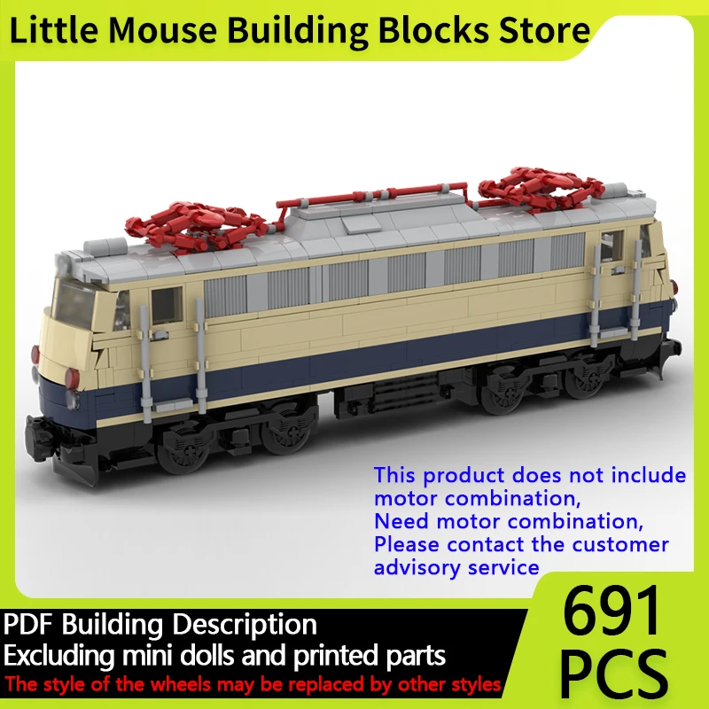 City Car Model MOC Building Bricks BR E10.12 Electric Locomotive Modular Technology Gifts Holiday Assemble Children Toys Suit
City Car Model MOC Building Bricks BR E10.12 Electric Locomotive Modular Technology Gifts Holiday Assemble Children Toys Suit