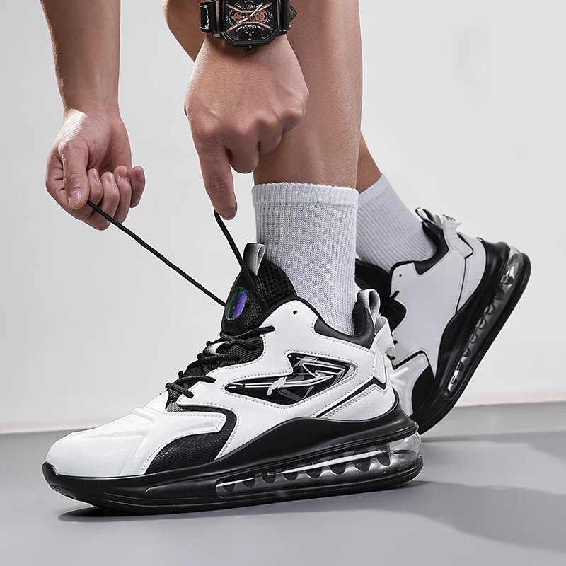 Air Cushion Shock-Absorbing Running Shoes Non-Slip Wear-Resistant Casual Shoes Leather Waterproof Men's Shoes Student Large Size
Air Cushion Shock-Absorbing Running Shoes Non-Slip Wear-Resistant Casual Shoes Leather Waterproof Men's Shoes Student Large Size