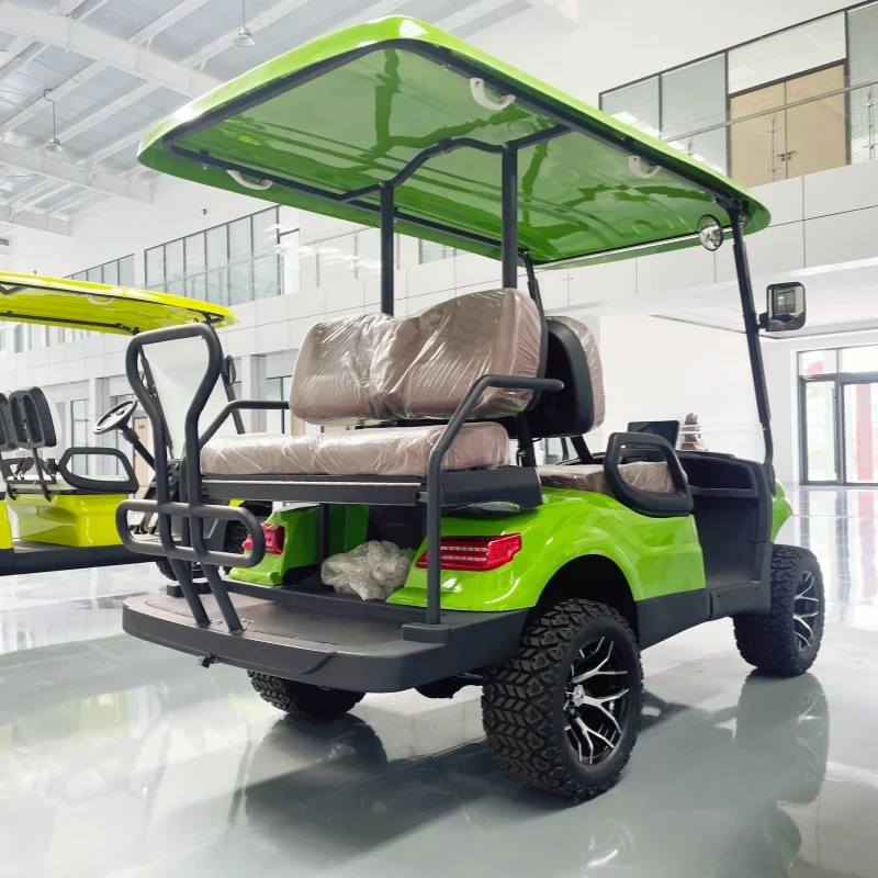 Newly Design 4-Seater Electric Golf Cart Suitable For Coastal Resort Tourism.Off-Road Tires Bumper Rear Seat Foldable Rear Seat
Newly Design 4-Seater Electric Golf Cart Suitable For Coastal Resort Tourism.Off-Road Tires Bumper Rear Seat Foldable Rear Seat