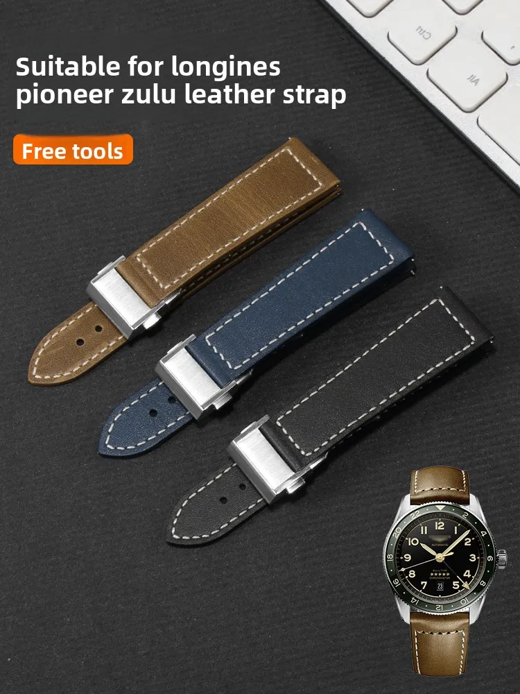 Suitable for Longines Watch Strap Male Pioneer Zulu Duoshi L3.812 Series Vintage Frosted Leather Strap 22mm
Suitable for Longines Watch Strap Male Pioneer Zulu Duoshi L3.812 Series Vintage Frosted Leather Strap 22mm