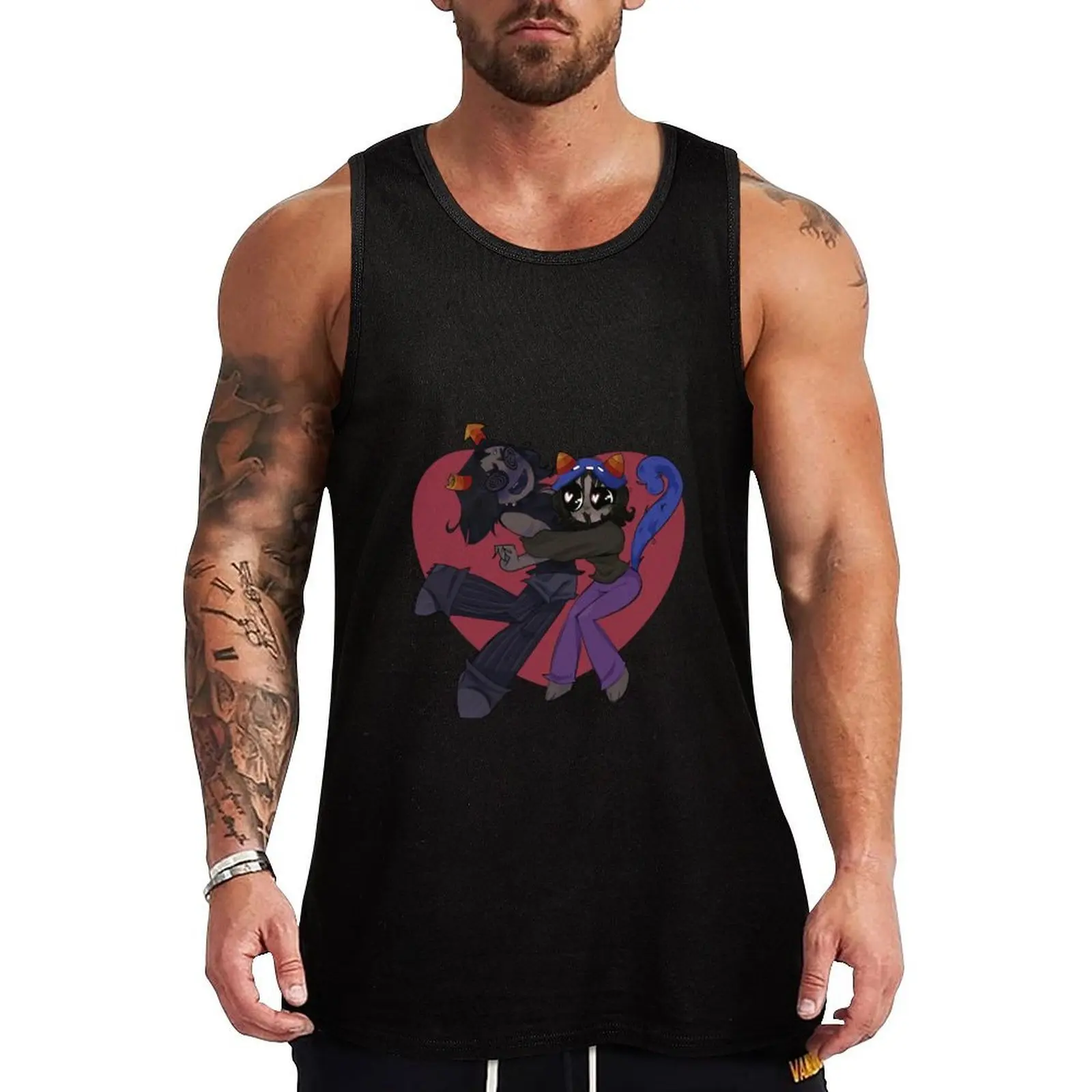 Equius and Nepeta moirail Tank Top Undershirt Tank Top Cotton Basic Sleeveless Shirt
Equius and Nepeta moirail Tank Top Undershirt Tank Top Cotton Basic Sleeveless Shirt