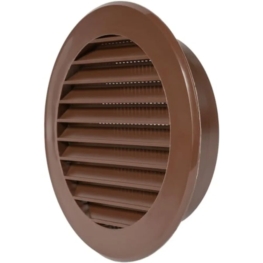4 Inch Round Vent Cover/Plastic Air Vent Grille with Built-In Mesh Screen/Louvered Exhaust and Supply Air Outlet for Wall or Ce
4 Inch Round Vent Cover/Plastic Air Vent Grille with Built-In Mesh Screen/Louvered Exhaust and Supply Air Outlet for Wall or Ce