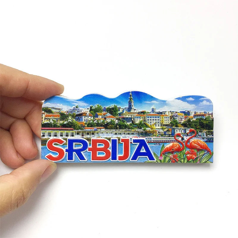 Serbia Creative Landmark Scenery Cultural and Creative Magnetic Fridge Magnets Travel Souvenirs Home Decorations Gifts
Serbia Creative Landmark Scenery Cultural and Creative Magnetic Fridge Magnets Travel Souvenirs Home Decorations Gifts