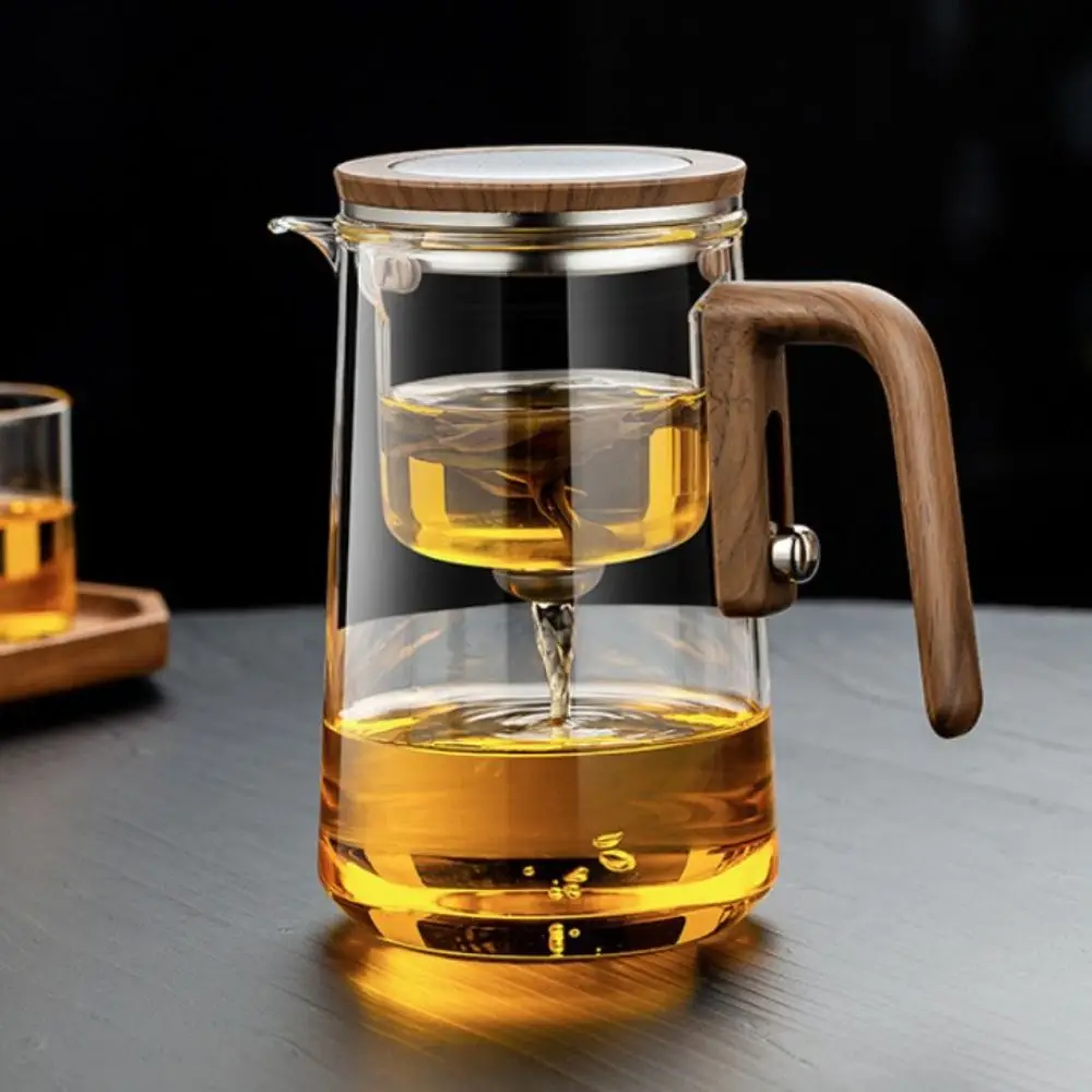 Чайник с магнитным переключателем для разделения воды и заварки, внутренний контейнер, прозрачное стекло, фильтрация, деревянная ручка
Чайник с магнитным переключателем для разделения воды и заварки, внутренний контейнер, прозрачное стекло, фильтрация, деревянная ручка