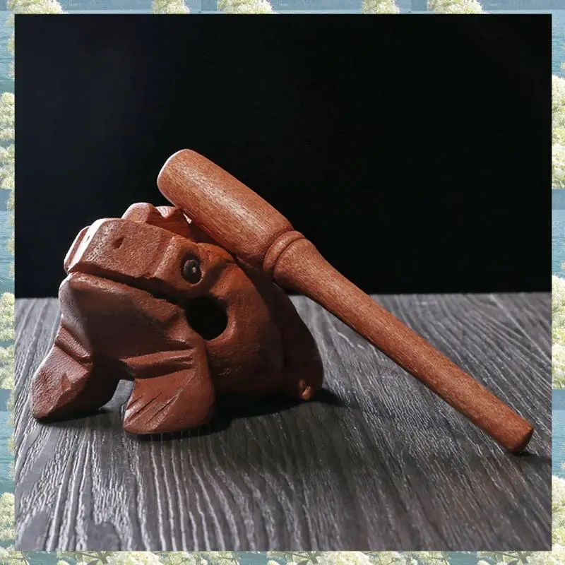 10X Carved Croaking Wood Percussion Musical Sound Wood Frog Tone Block Toys
10X Carved Croaking Wood Percussion Musical Sound Wood Frog Tone Block Toys