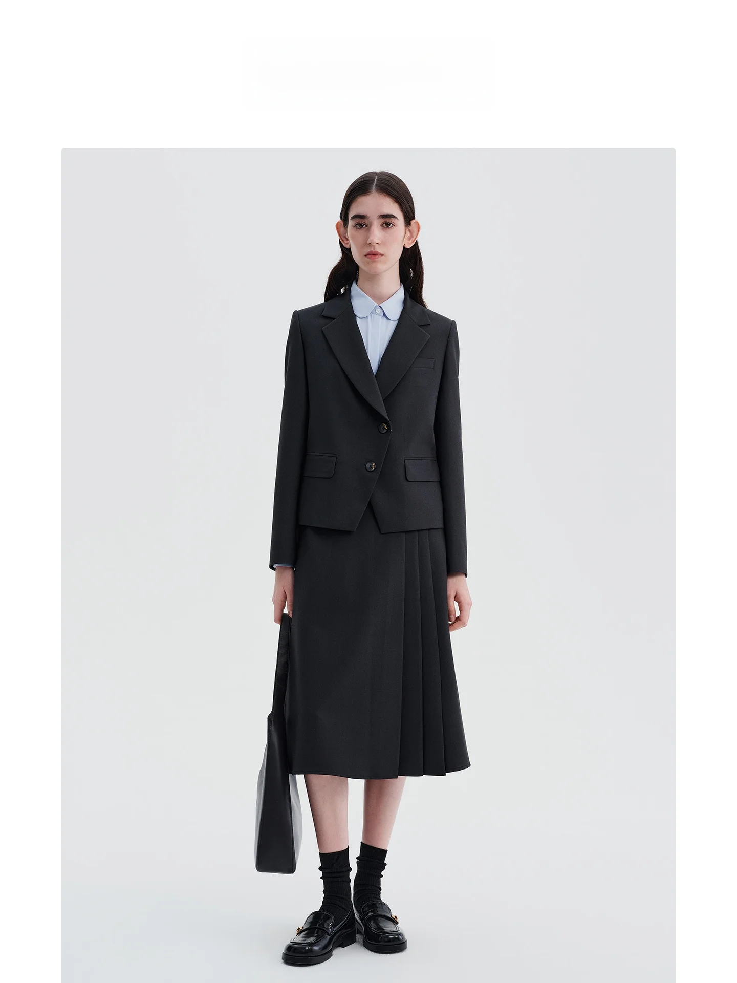 Deep ey Suit Jaet And f Pleated Skirt Two Piece Set for Women Ele Interview Presentation Formal Wear by LeLenth
Deep ey Suit Jaet And f Pleated Skirt Two Piece Set for Women Ele Interview Presentation Formal Wear by LeLenth