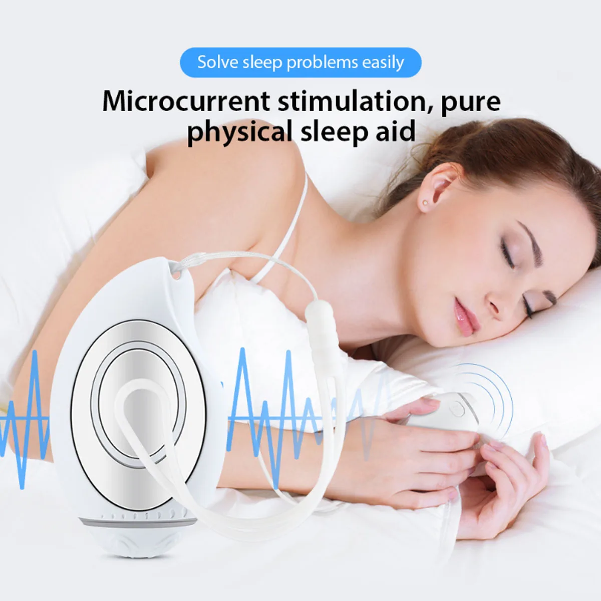 Handheld Sleeper, Intelligent Sleep Aid, Assisted Sleep Massager, Two Modes, White, Green
Handheld Sleeper, Intelligent Sleep Aid, Assisted Sleep Massager, Two Modes, White, Green