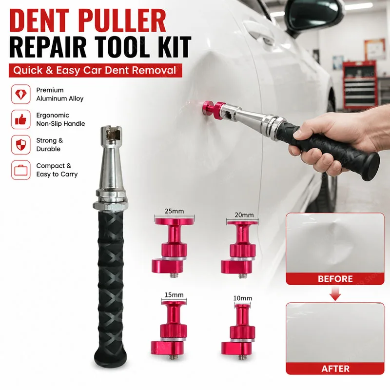 Anti-Slip Car Dent Repair Tool Pull Hammer Sheet Metal Body Hail Pit Puller Multi-Specification Pull Head Handheld Repair Tool.
Anti-Slip Car Dent Repair Tool Pull Hammer Sheet Metal Body Hail Pit Puller Multi-Specification Pull Head Handheld Repair Tool.