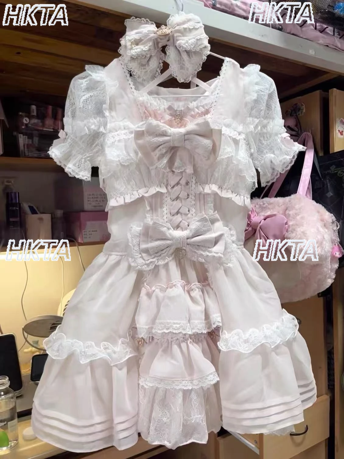 Women Liz Dress Summer New Japanese Sweet Cute Lolita Short-sleeve Dress Lolita Girls New Cute Sweet Big Bow Ruffle Mini Dress
Women Liz Dress Summer New Japanese Sweet Cute Lolita Short-sleeve Dress Lolita Girls New Cute Sweet Big Bow Ruffle Mini Dress