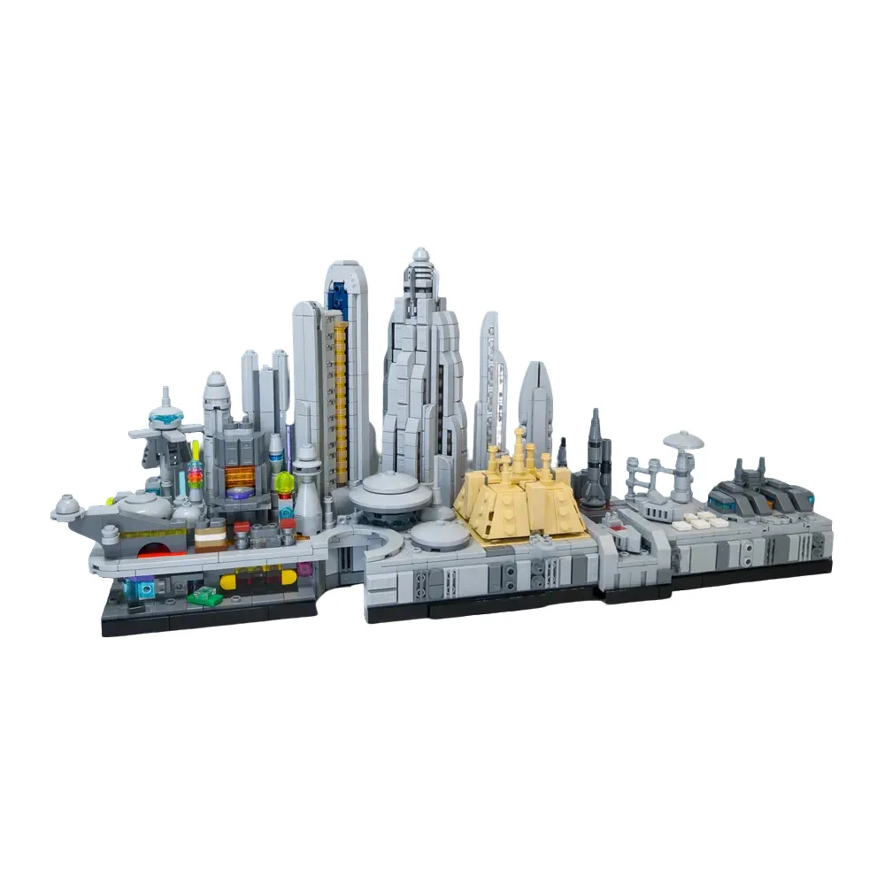 MOC Coruscant Architecture Skyline Bricks Space War Coruscant Architecture Building Blocks Model Assembly Toys Kids DIY Gifts
MOC Coruscant Architecture Skyline Bricks Space War Coruscant Architecture Building Blocks Model Assembly Toys Kids DIY Gifts