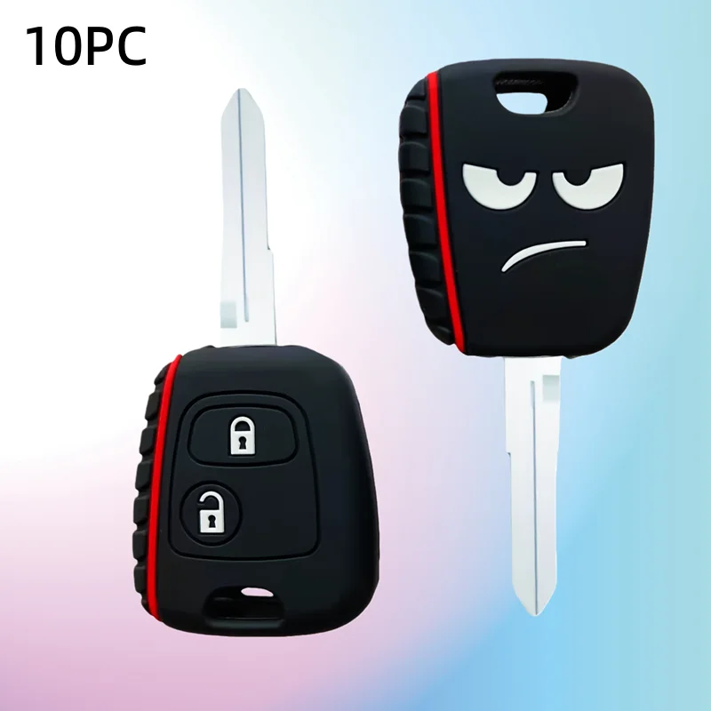 10PCS Silicone Key Case Cover for Citroen C1 C4,Key Fob Cover for Peugeot 106 107 206 207 306 307 406 407 Car Accessories
10PCS Silicone Key Case Cover for Citroen C1 C4,Key Fob Cover for Peugeot 106 107 206 207 306 307 406 407 Car Accessories