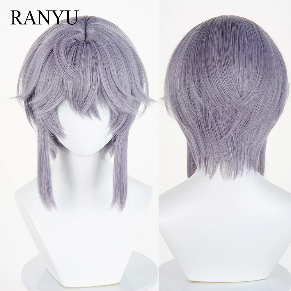 Short Straight Grey Purple Synthetic Wigs with Bangs Anime Game Cosplay Fluffy Wig Heat Resistant for Daily Party
Short Straight Grey Purple Synthetic Wigs with Bangs Anime Game Cosplay Fluffy Wig Heat Resistant for Daily Party