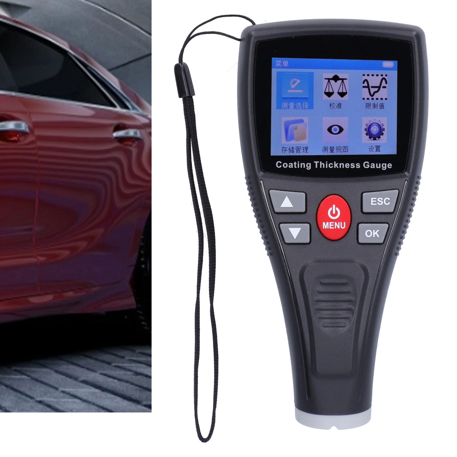 Coating Thickness Gauge Paint Coating Thickness Gauge WT2100 0‑1800um / 0‑70.9mil Paint Coating Thickness Meter Gauge Tester
Coating Thickness Gauge Paint Coating Thickness Gauge WT2100 0‑1800um / 0‑70.9mil Paint Coating Thickness Meter Gauge Tester