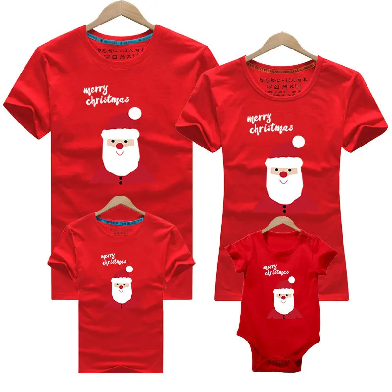 Christmas Family Matching T-shirts Santa Mother Father Kids Tops Tees Children's Clothes
Christmas Family Matching T-shirts Santa Mother Father Kids Tops Tees Children's Clothes